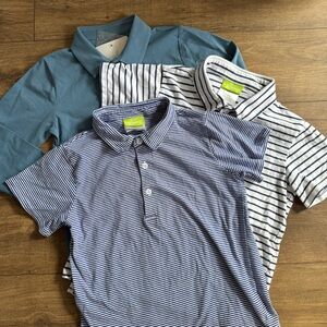 Little Boy Golf Polo Shirt Lot EUC Classic Whimsy and Shrimp and Grits